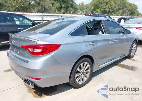 2017 Hyundai Sonata Sport from USA, damaged, VIN 5NPE34AF0HH542463